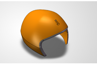 用 SOLIDWORKS 画安全帽，原来这么简单