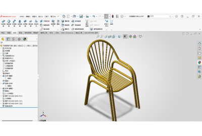 SOLIDWORKS 焊件建模总出错、弯管错位干涉？不锈钢休闲椅分步实操教学，一次性根治管材建模报错